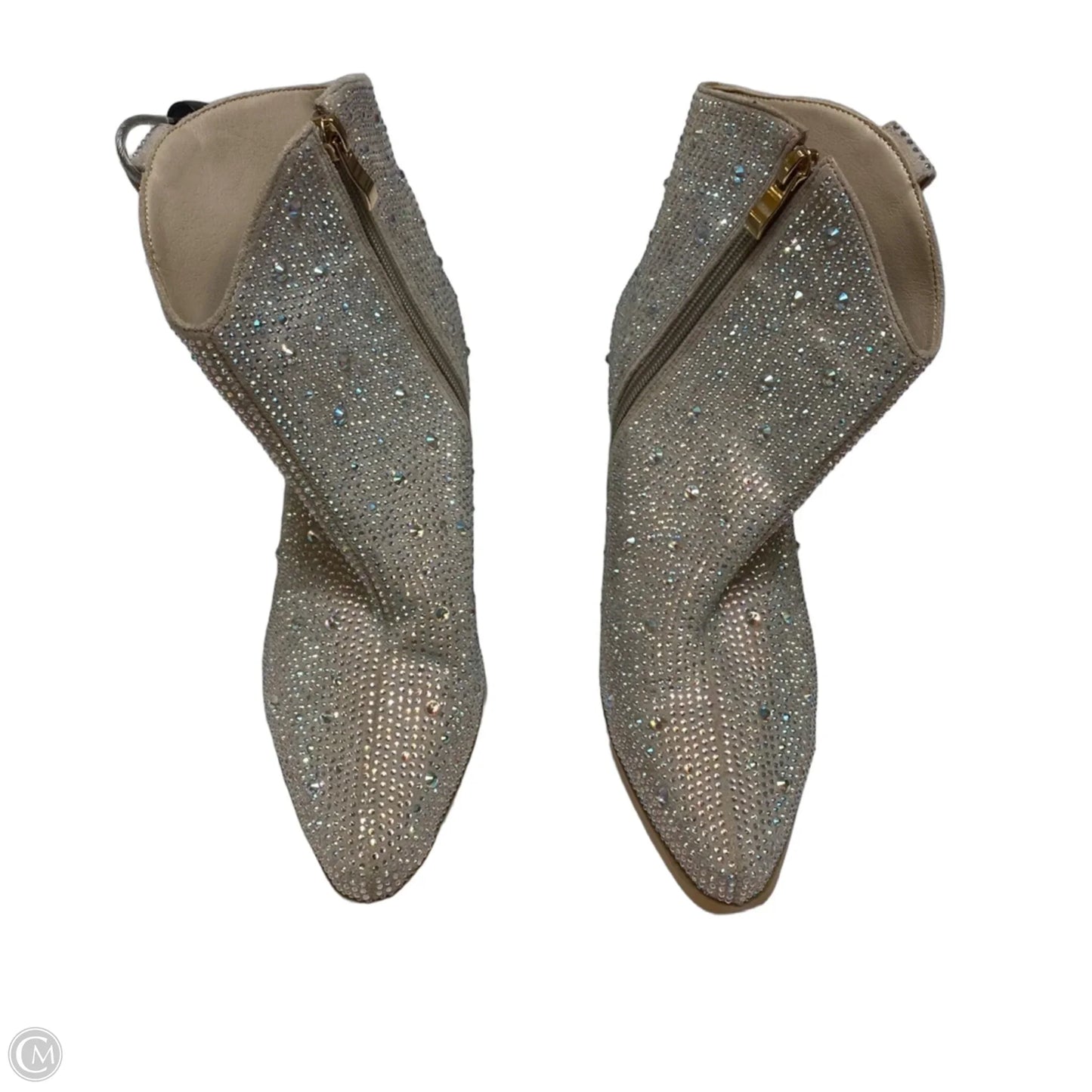 Boots Western By Clothes Mentor In Silver, Size: 8