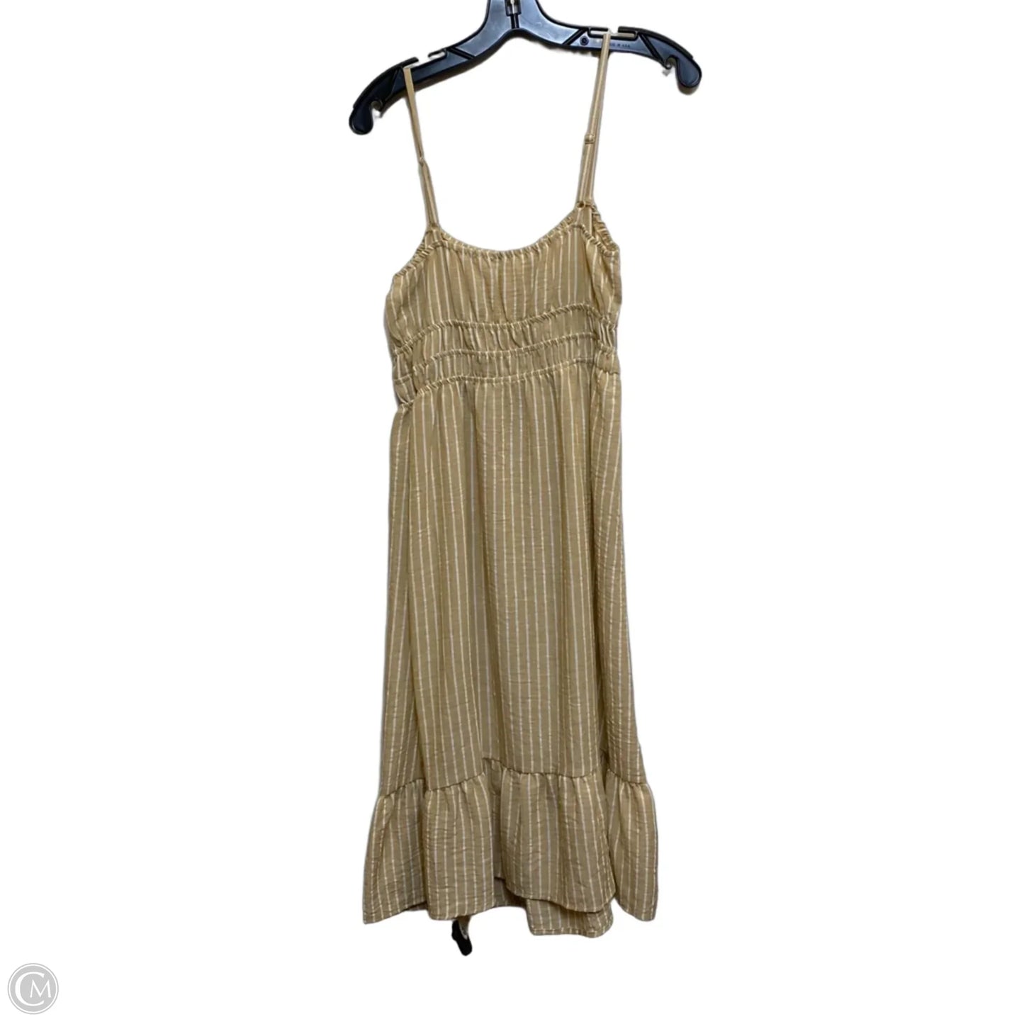 Dress Casual Midi By June & Hudson In Tan, Size: M