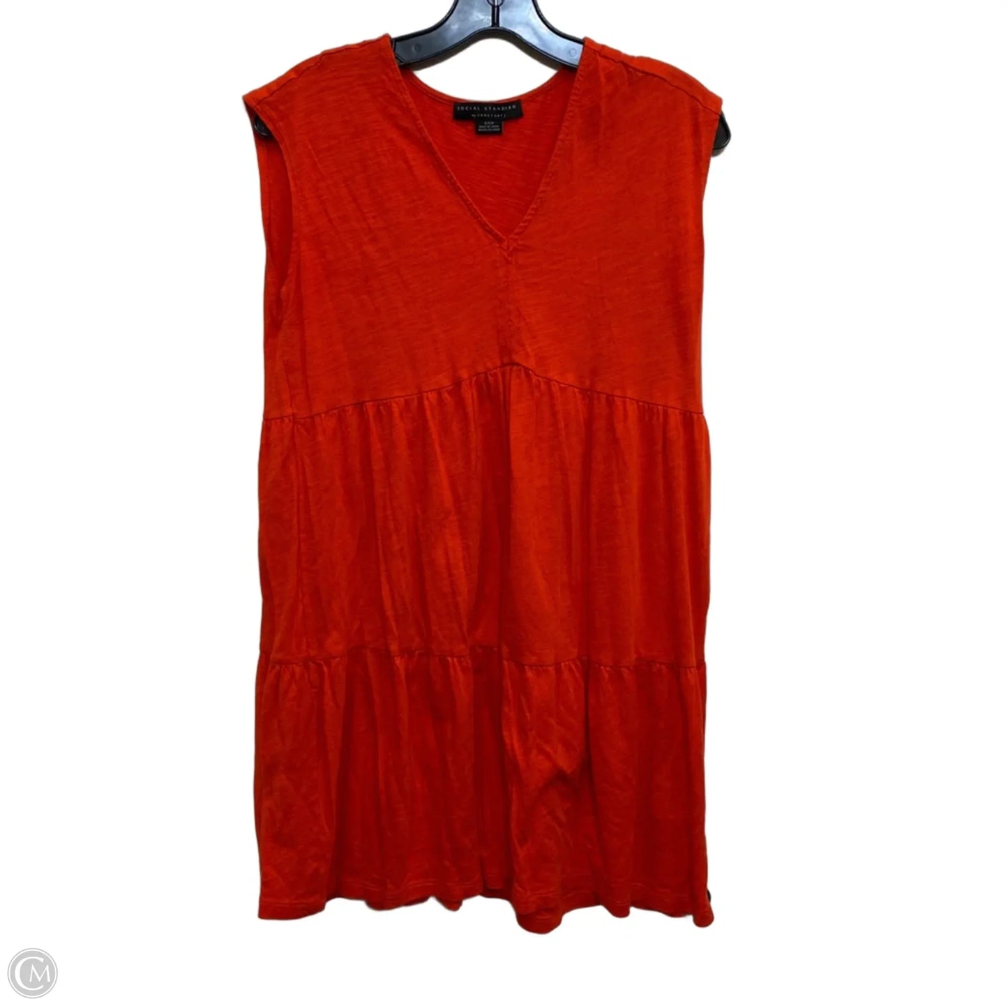 Dress Casual Short By Social Standard By Sanctuary In Orange, Size: S
