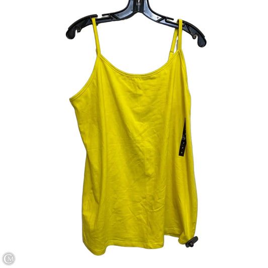 Top Sleeveless Basic By Torrid In Yellow, Size: 2x