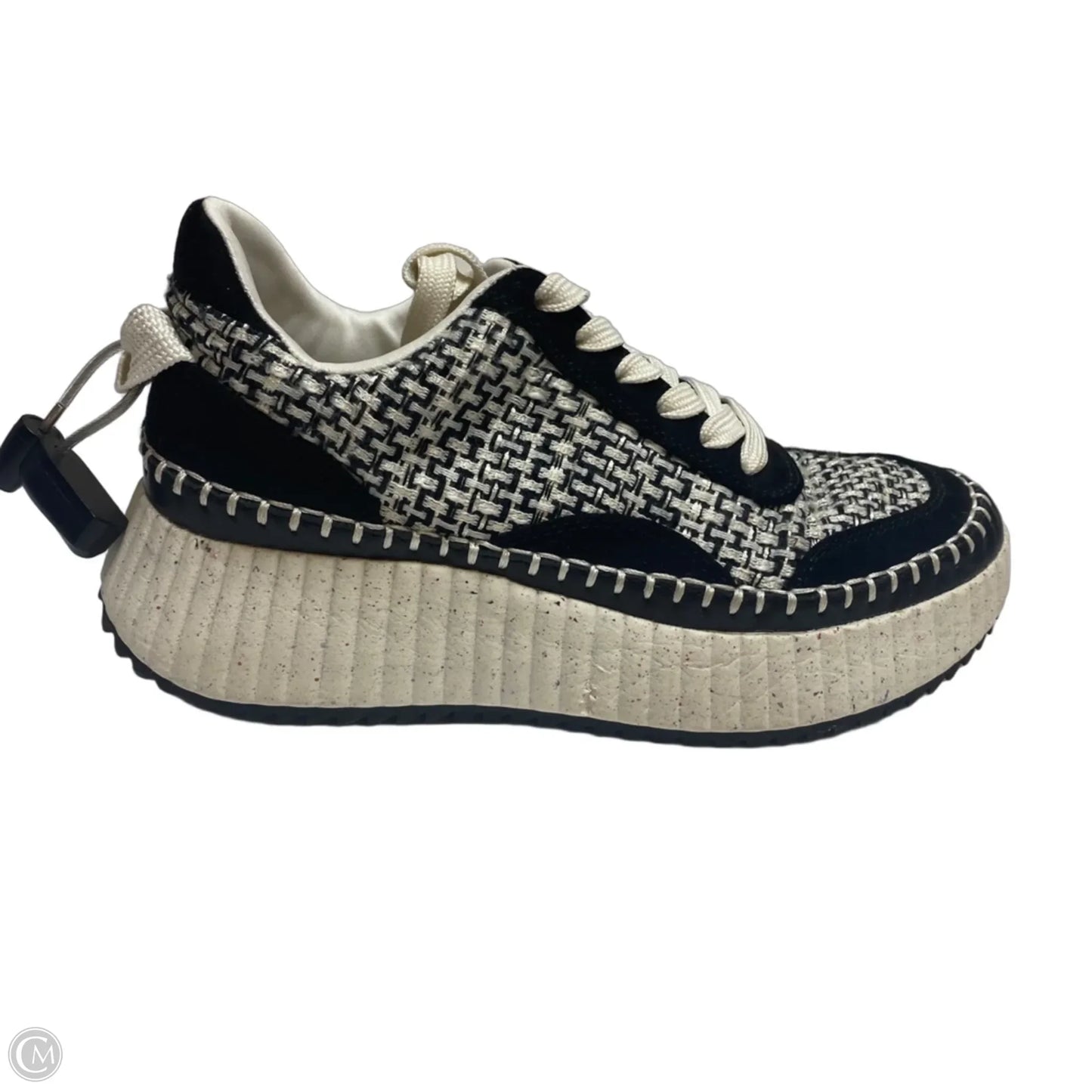 Shoes Sneakers By Universal Thread In Black & Cream, Size: 6.5