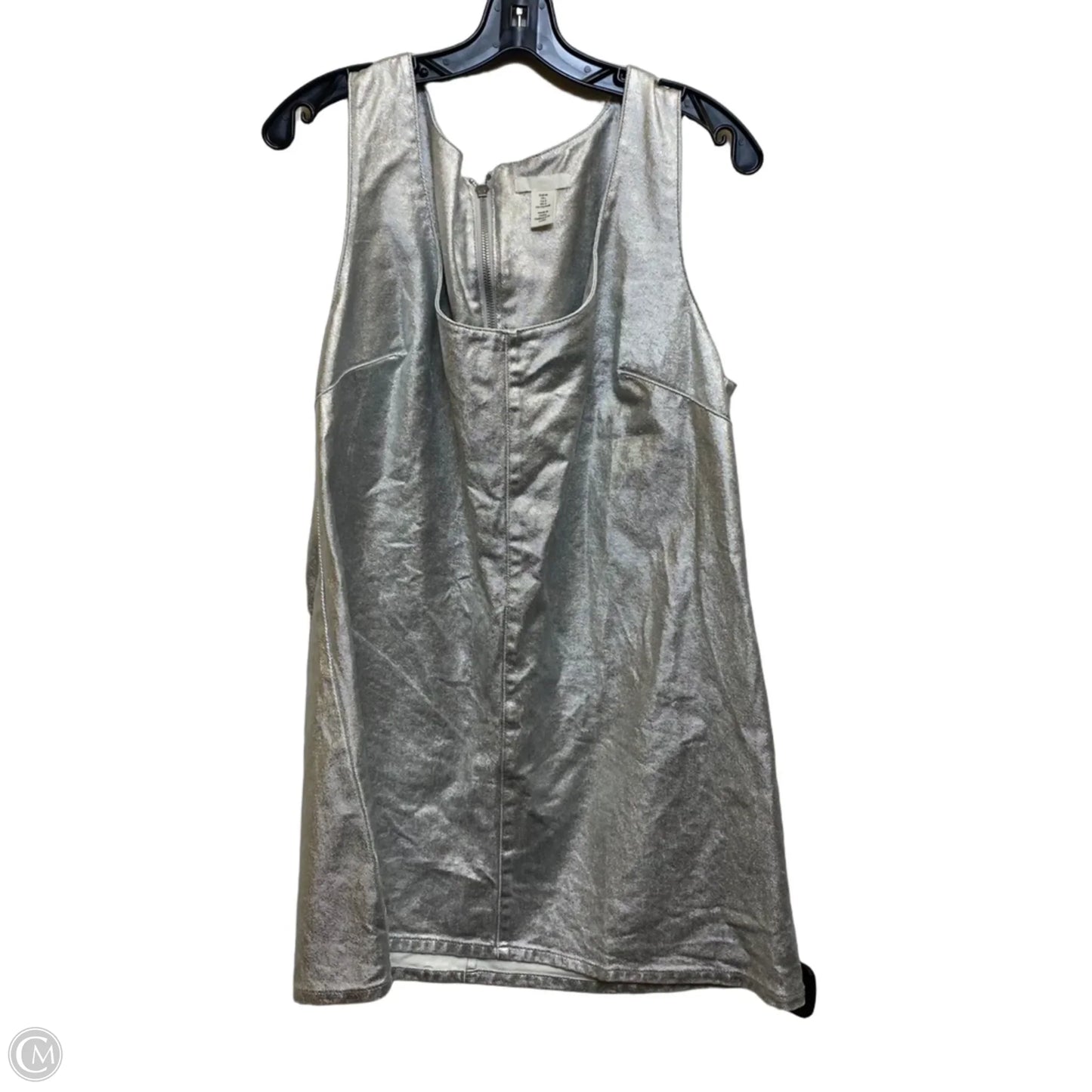 Dress Casual Short By H&m In Silver, Size: L