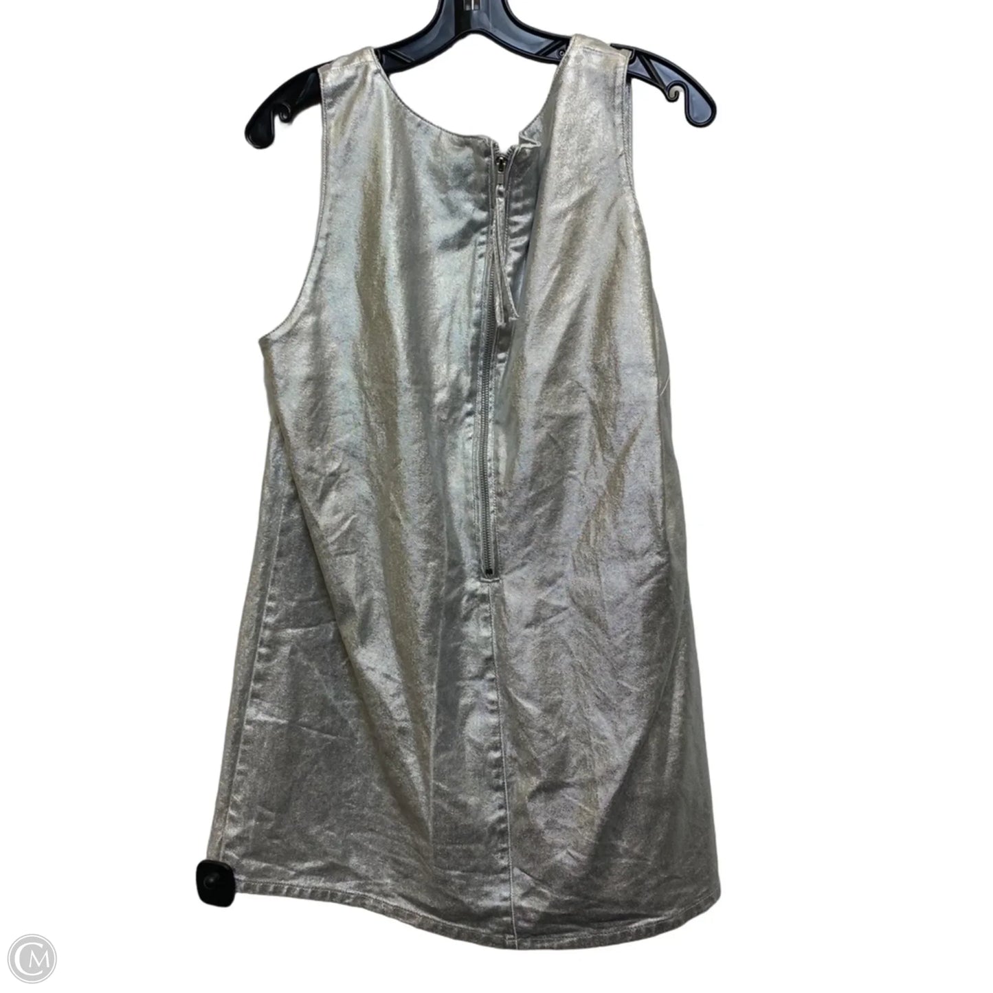 Dress Casual Short By H&m In Silver, Size: L