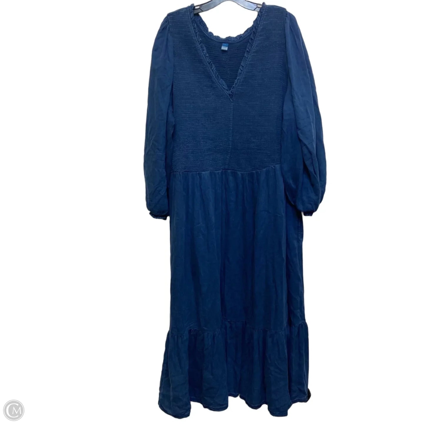 Dress Casual Maxi By Old Navy In Blue, Size: 4x