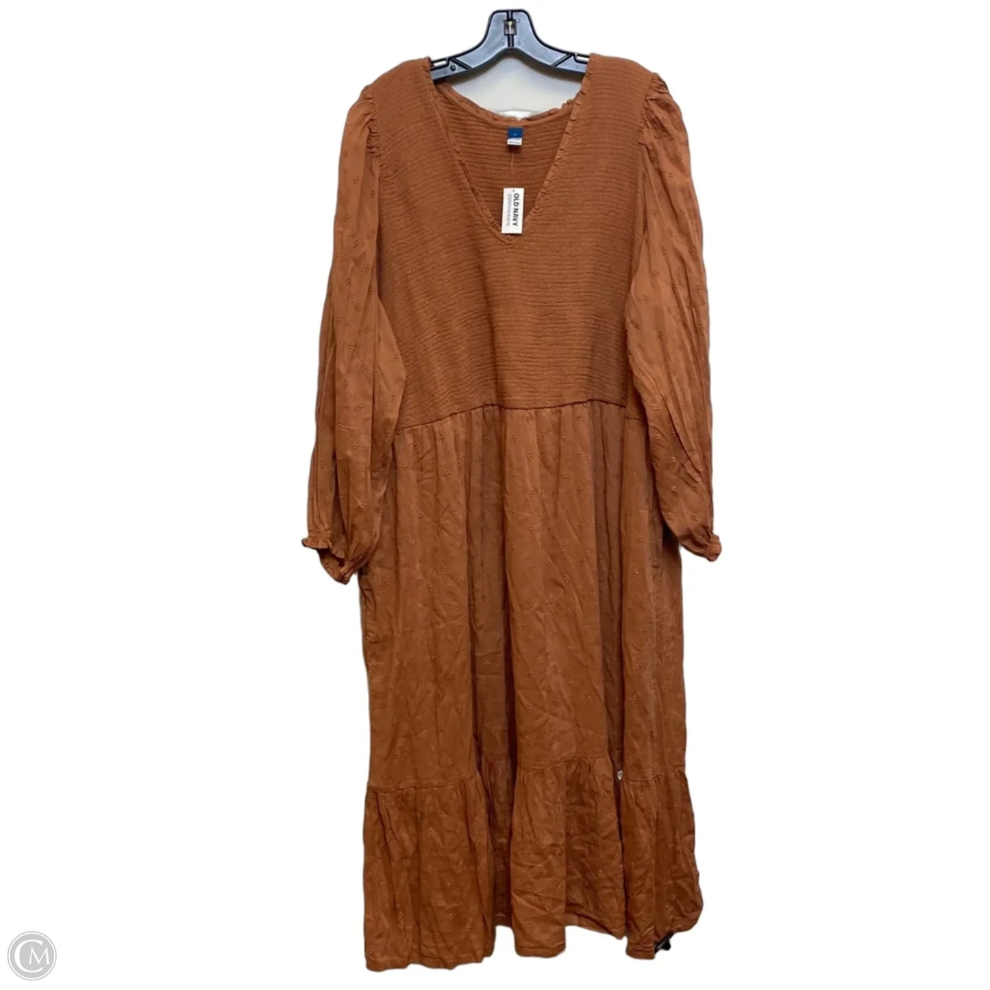 Dress Casual Maxi By Old Navy In Orange, Size: 4x