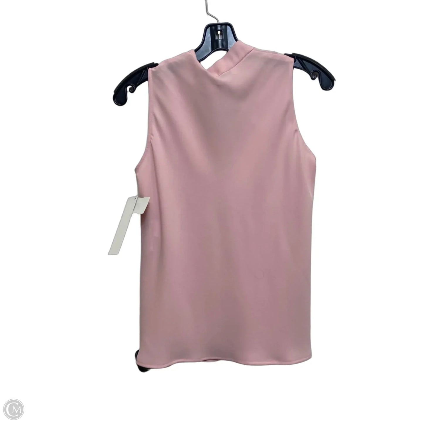 Blouse Sleeveless By Kasper In Pink, Size: Sp