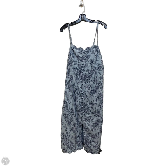 Dress Casual Midi By Anthropologie In Blue, Size: 2x