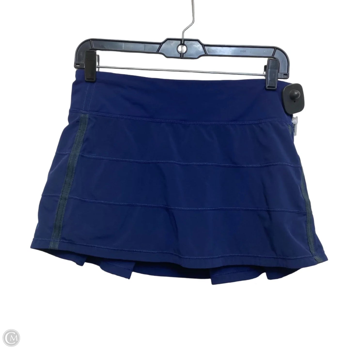 Athletic Skort Designer By Lululemon In Blue, Size: S