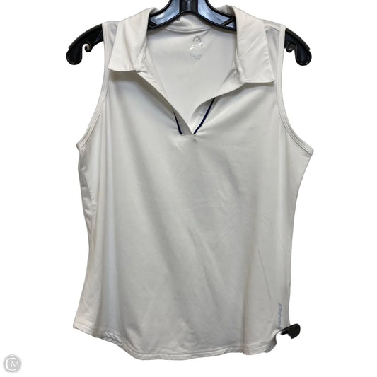 Athletic Tank Top By Head In White, Size: M