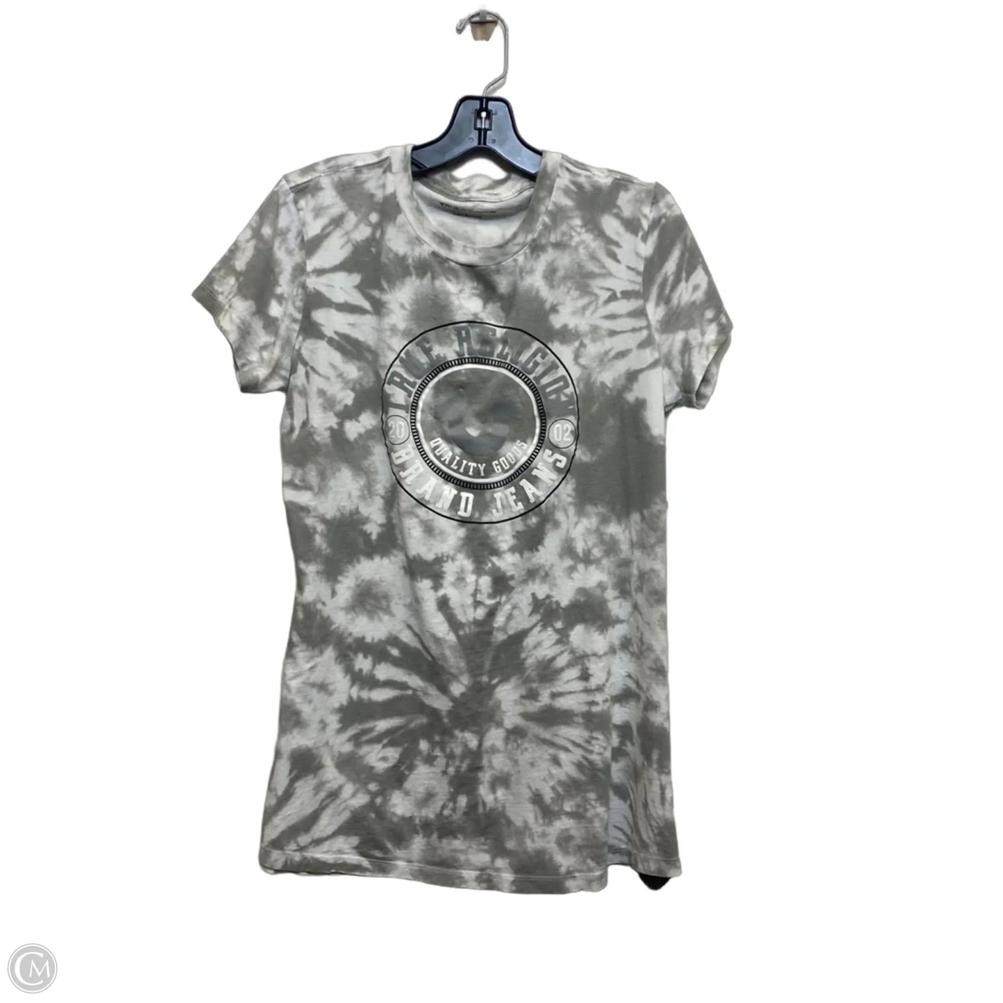Top Short Sleeve Designer By True Religion In Grey, Size: Xl