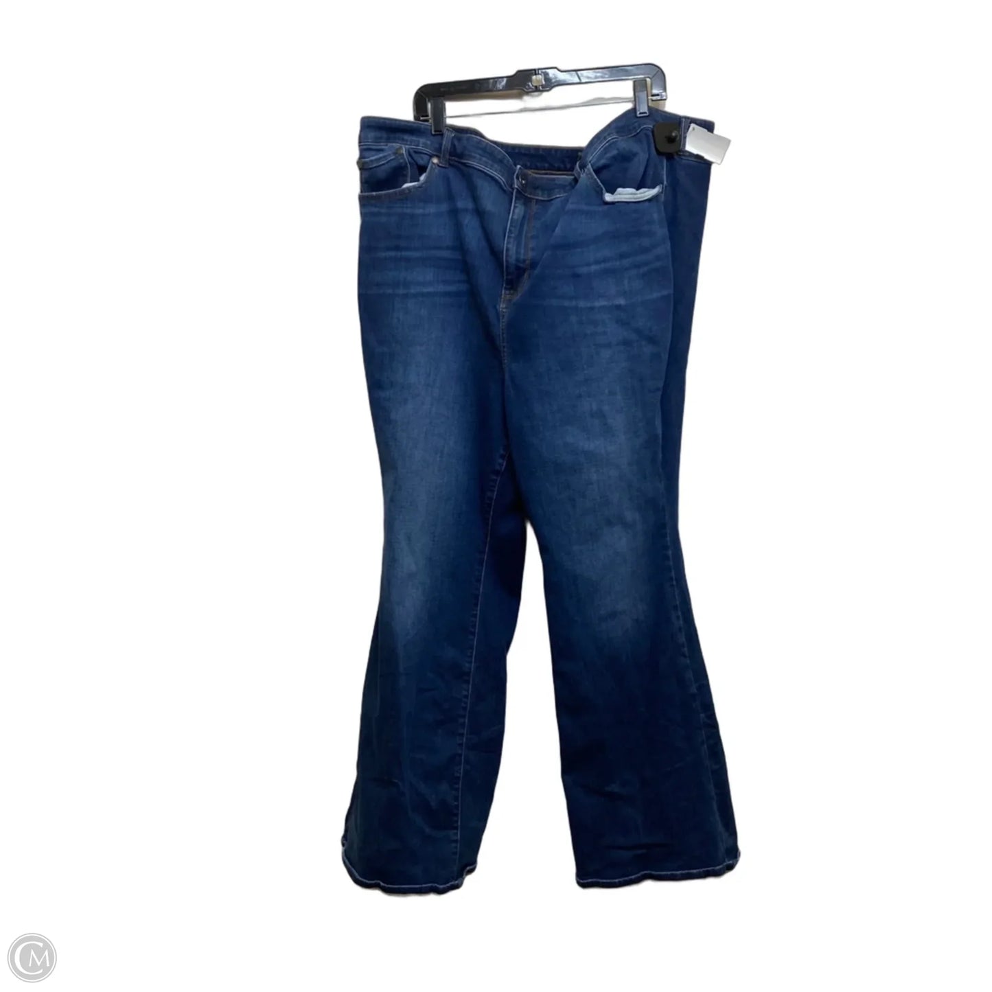Jeans Flared By Torrid In Blue Denim, Size: 28