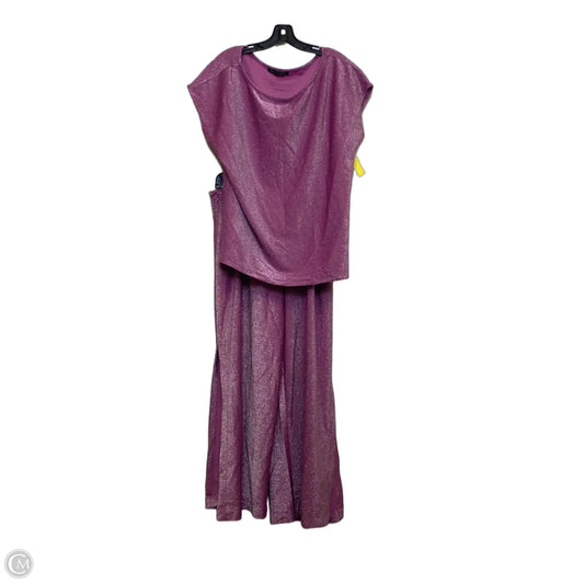 Pants Set 2pc By Boston Proper In Purple, Size: L