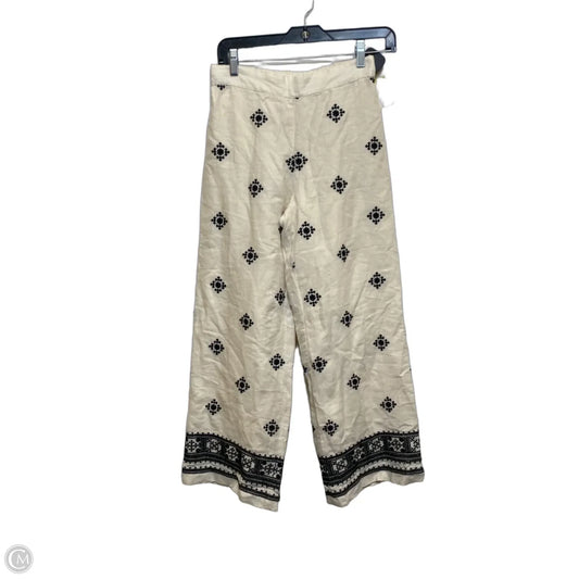Pants Wide Leg By Magaschoni In Cream, Size: Xs
