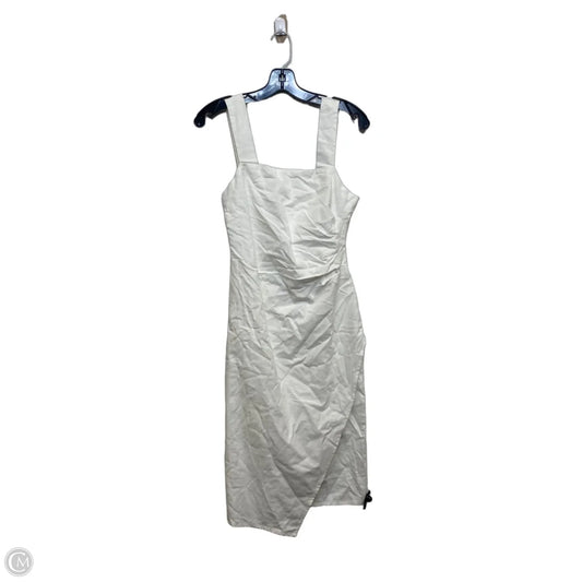 Dress Casual Midi By Loft In White, Size: Xs