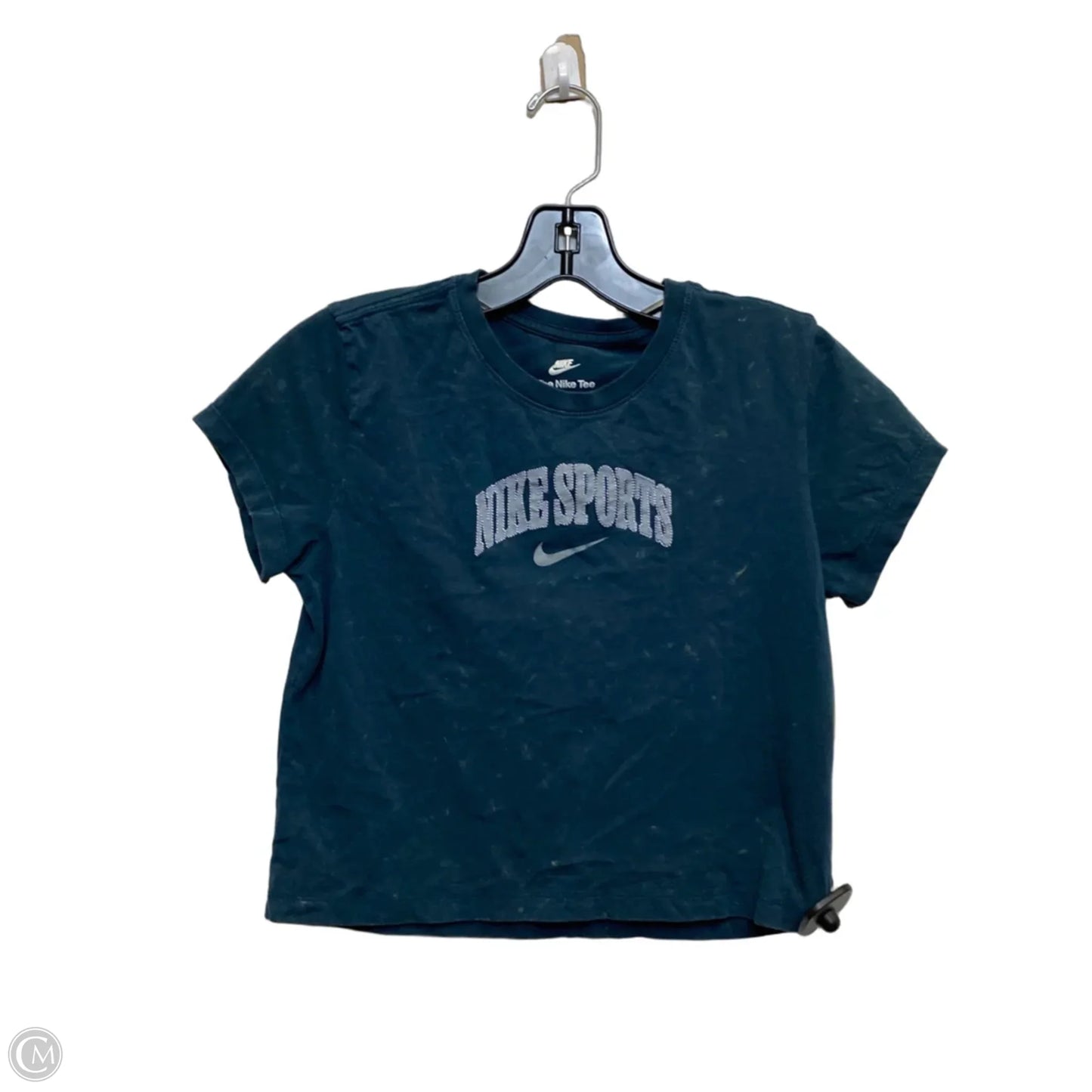 Athletic Top Short Sleeve By Nike Apparel In Blue, Size: Xs
