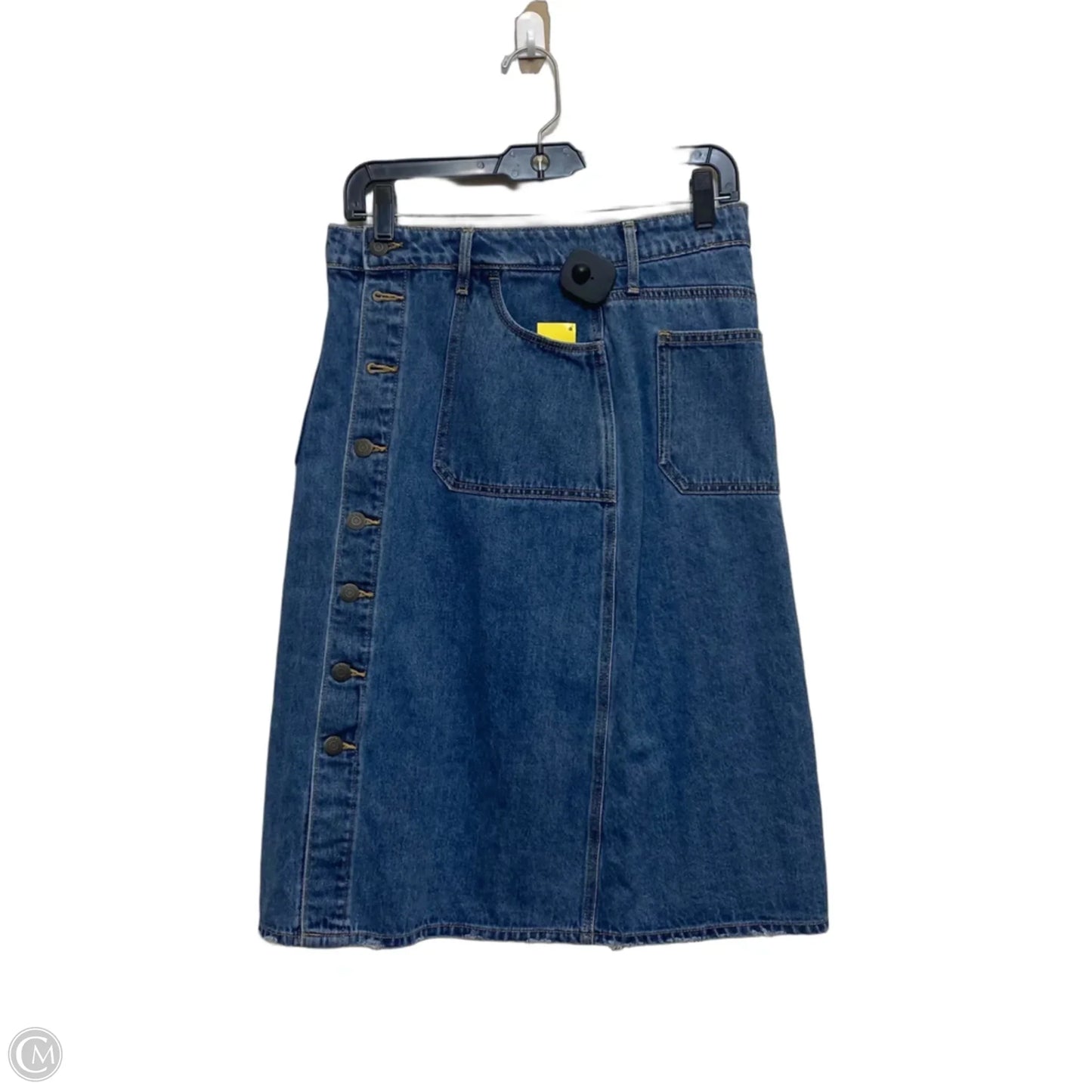 Skirt Midi By Old Navy In Blue Denim, Size: S