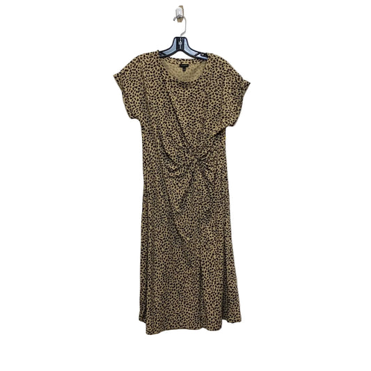 Dress Casual Midi By Talbots In Animal Print, Size: S