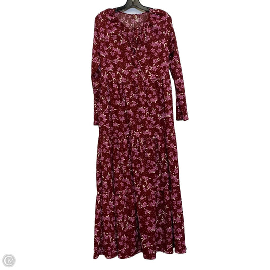 Dress Casual Maxi By Free People In Red, Size: L