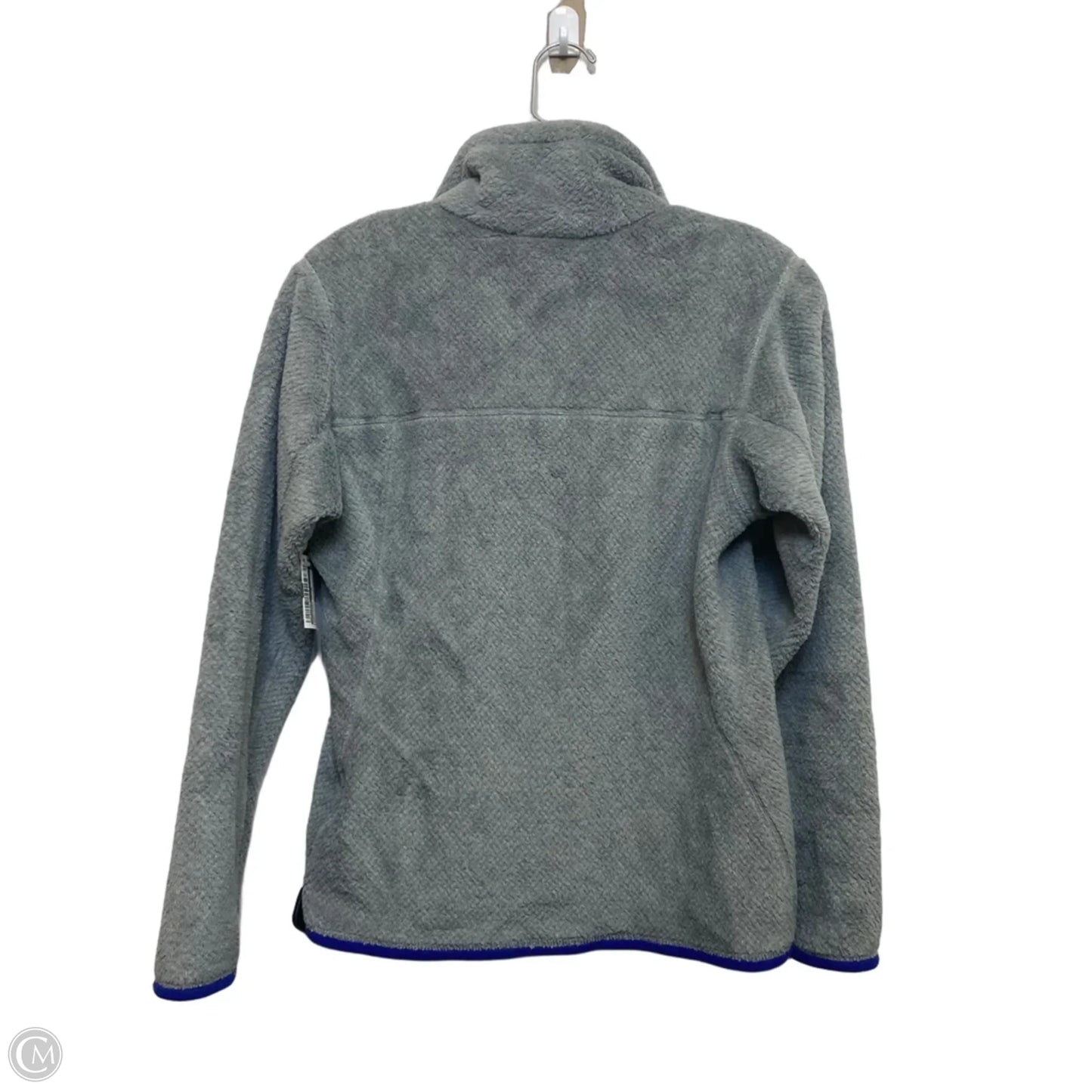 Sweatshirt Collar By Patagonia In Grey, Size: S