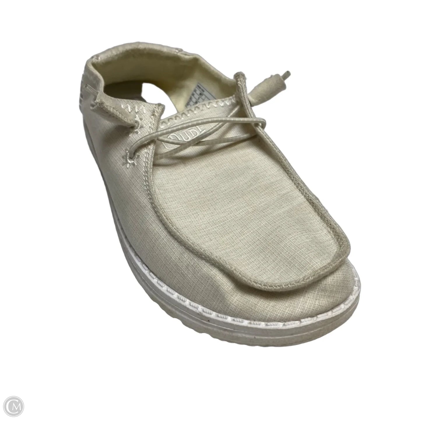 Shoes Flats By Hey Dude In Cream, Size: 7