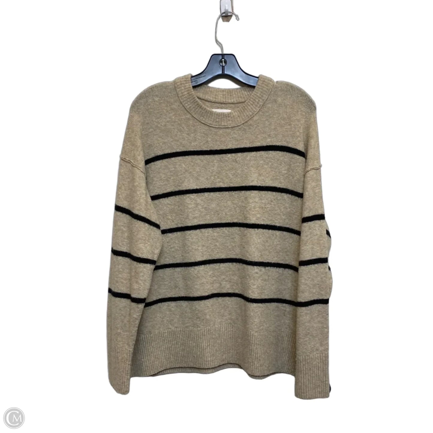 Sweater By Aerie In Black & Tan, Size: S