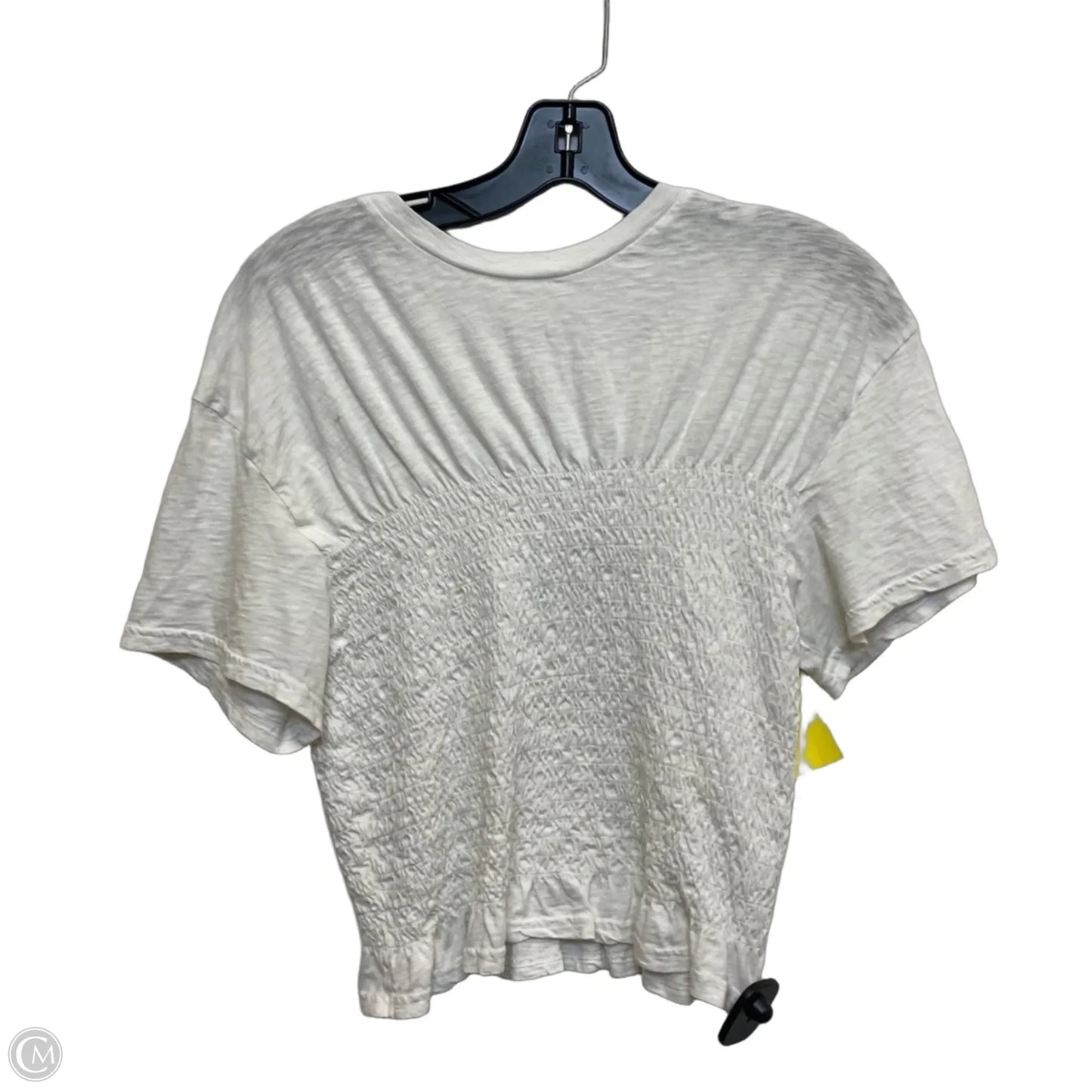 Top Short Sleeve By Aerie In White, Size: M