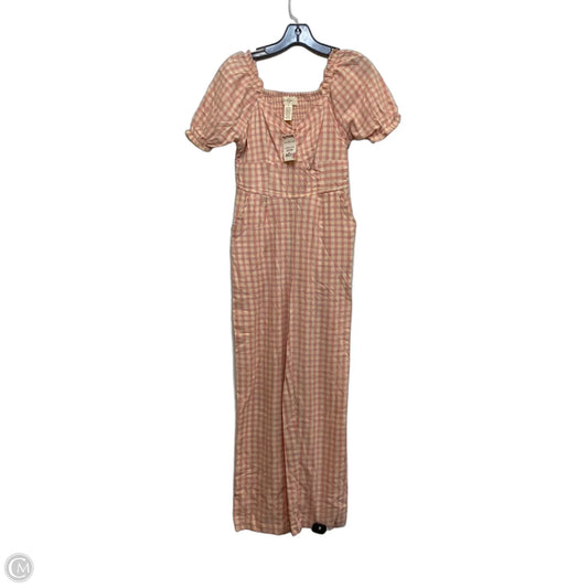 Jumpsuit By Jessica Simpson In Pink & Yellow, Size: S