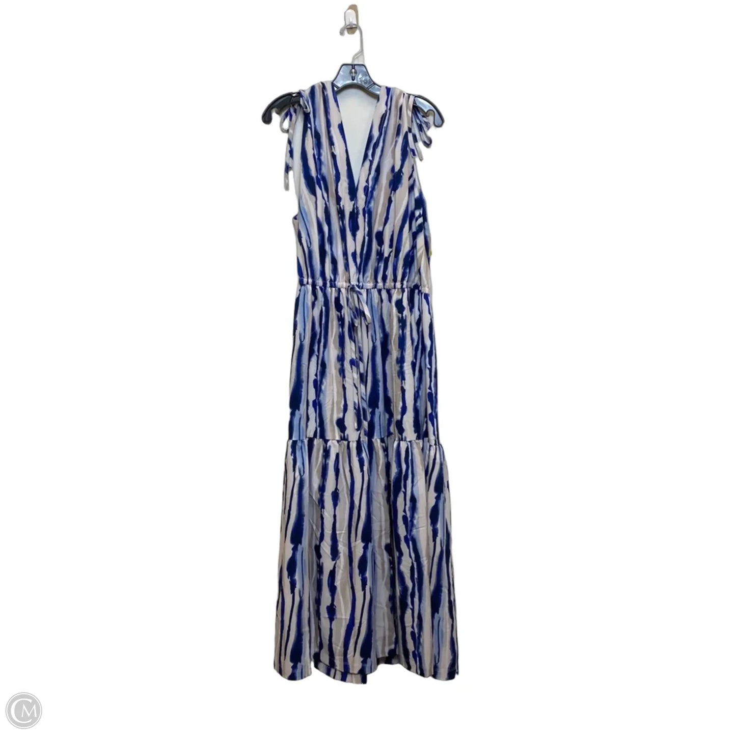 Dress Casual Maxi By Calvin Klein In Blue, Size: 3x