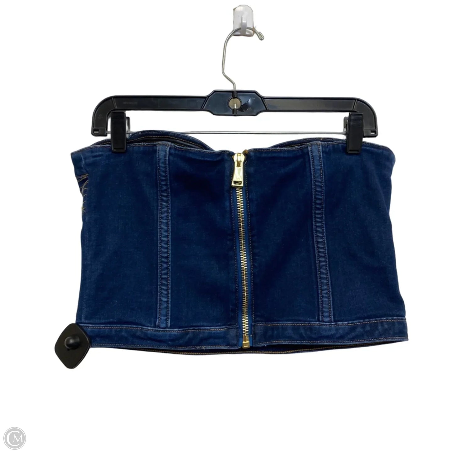 Top Sleeveless By Express In Blue Denim, Size: M