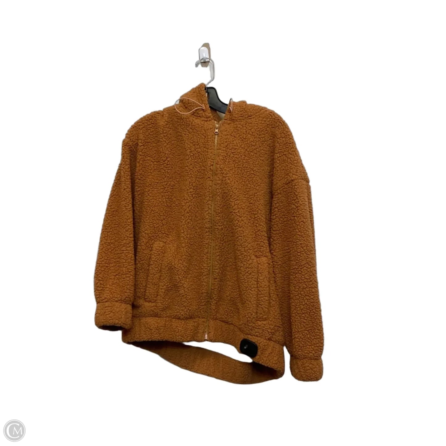 Jacket Faux Fur & Sherpa By Aerie In Brown, Size: S