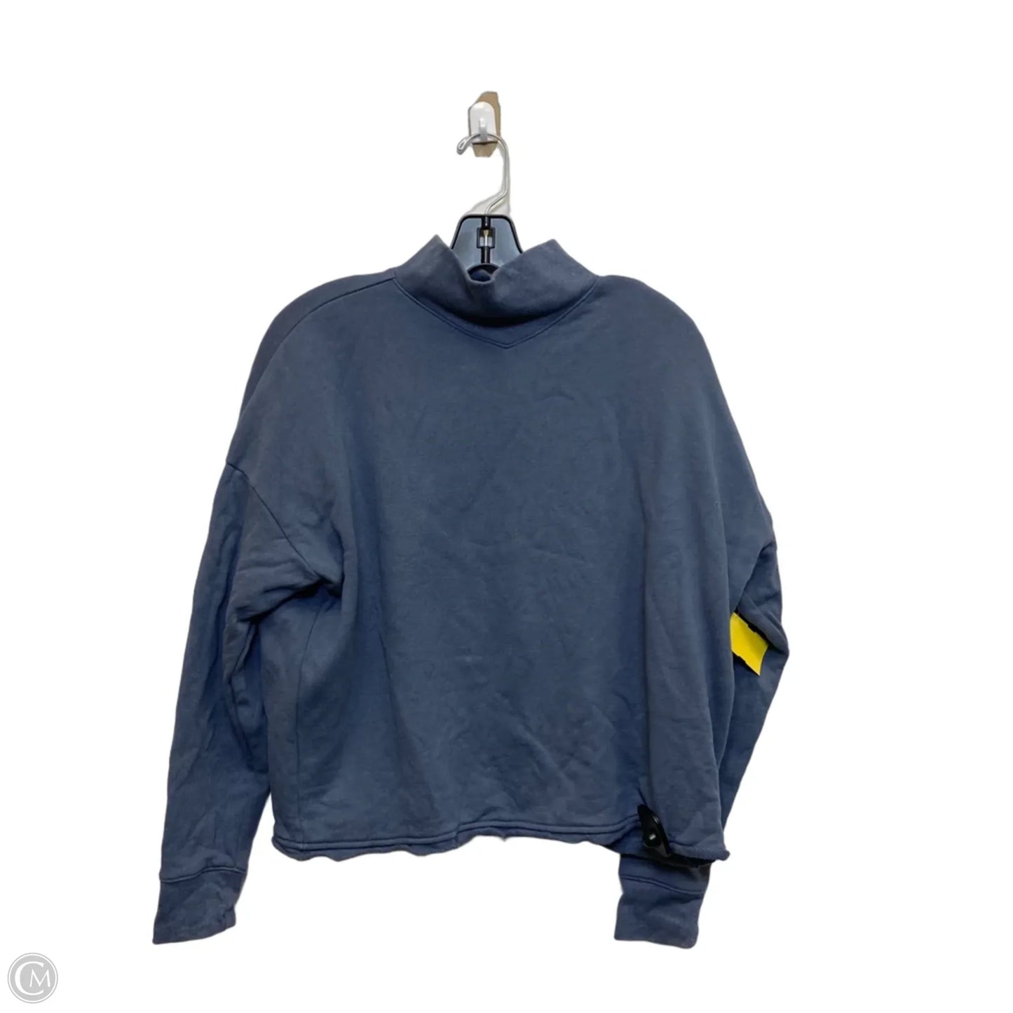 Sweatshirt Collar By Madewell In Blue, Size: S