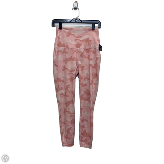 Athletic Leggings By Zelos In Pink, Size: S