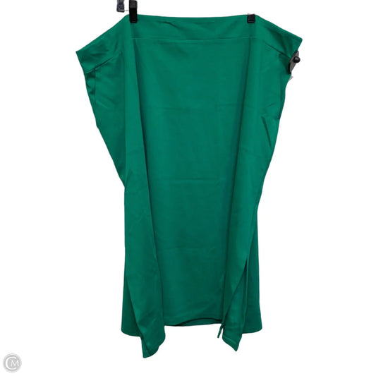 Skirt Midi By Isaac Mizrahi Live Qvc In Green, Size: 3x
