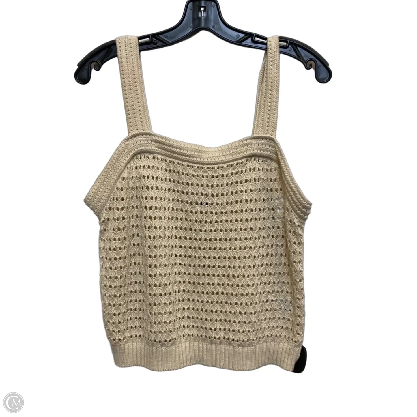 Top Sleeveless By Universal Thread In Cream, Size: M