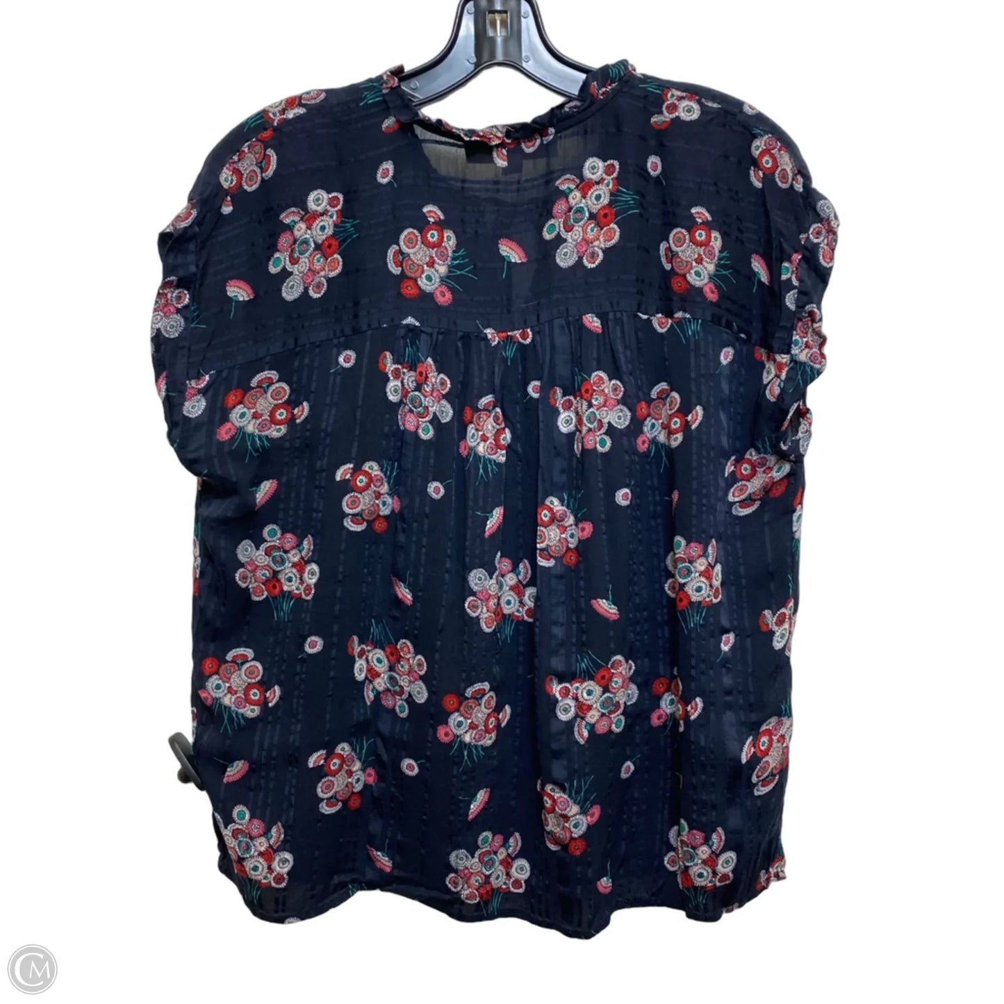 Top Sleeveless By Loft In Blue, Size: S