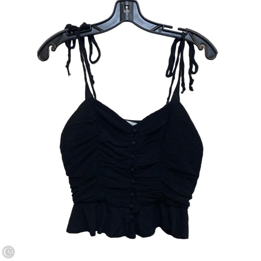Top Sleeveless By Astr In Black, Size: M