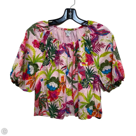 Top Short Sleeve By Crown And Ivy In Multi-colored, Size: S