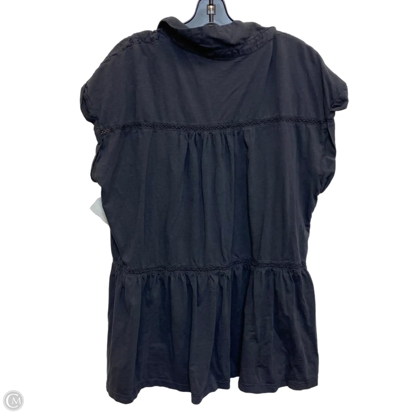 Top Short Sleeve By Cato In Blue, Size: 3x