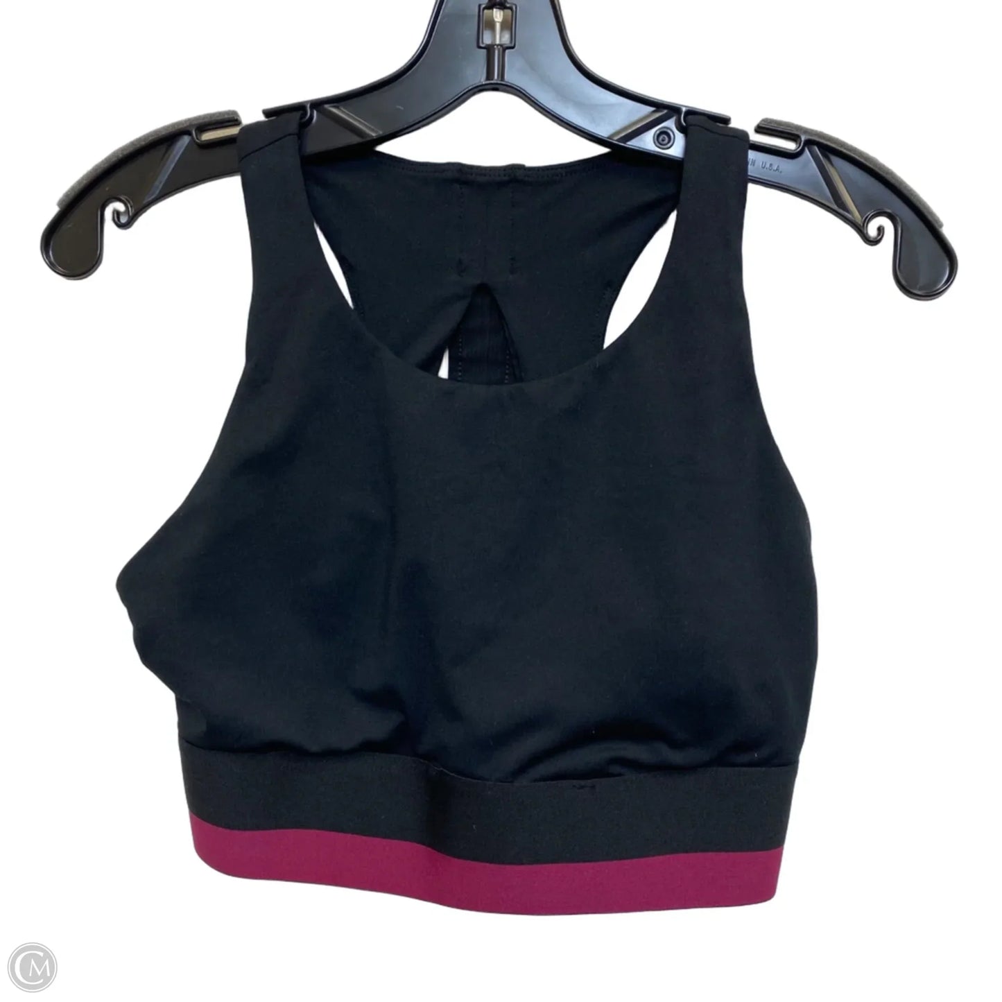 Athletic Bra By Fabletics In Black, Size: S