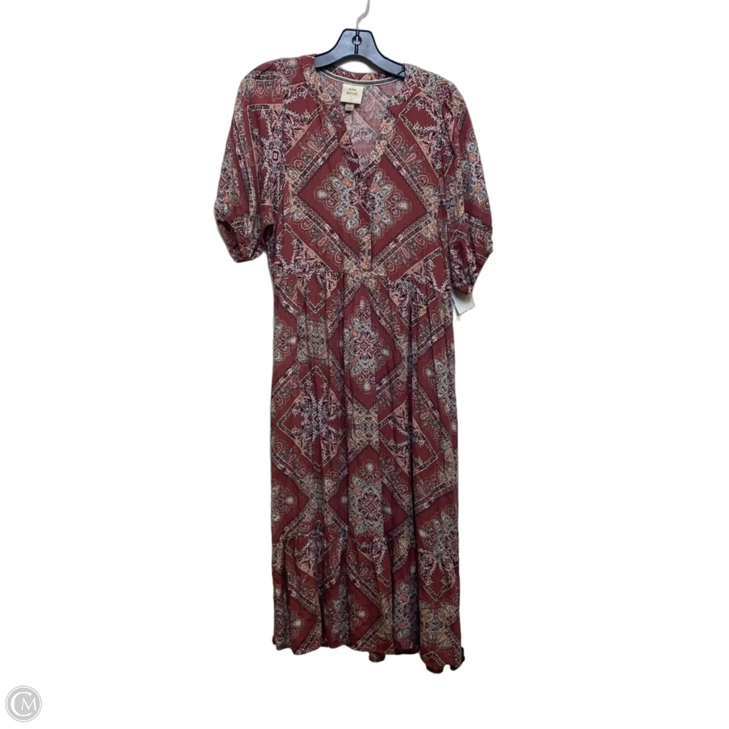 Dress Casual Maxi By Knox Rose In Pink, Size: S