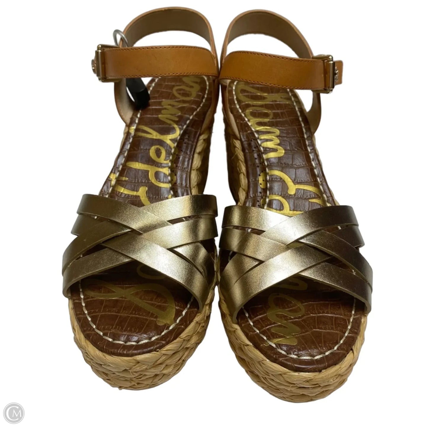 Shoes Heels Wedge By Sam Edelman In Gold, Size: 9.5