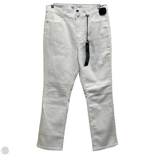 Jeans Boot Cut By Dg2 In White Denim, Size: 8