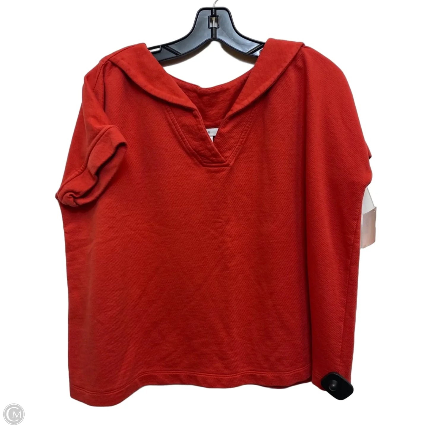 Top Short Sleeve By J. Jill In Orange, Size: L