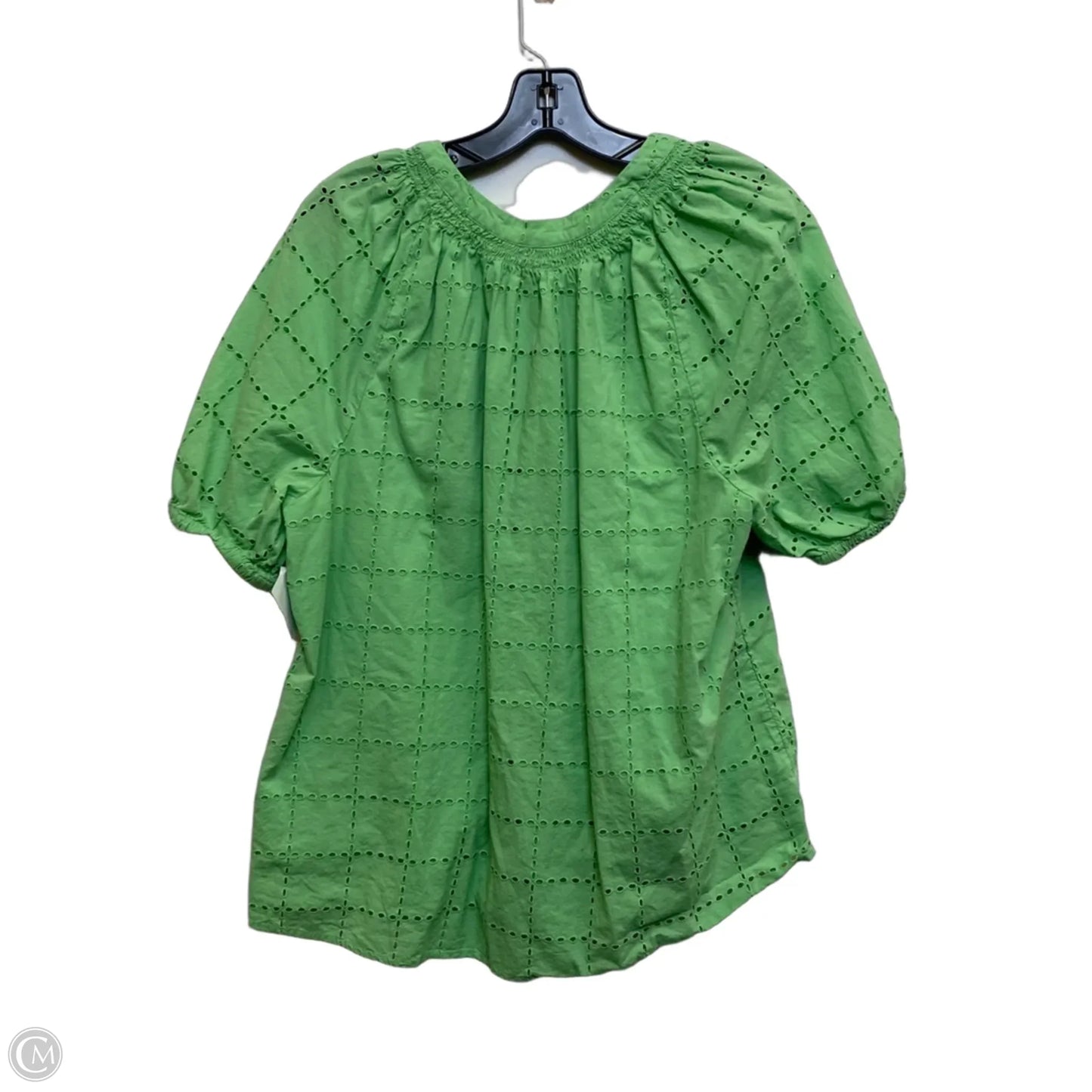 Top Short Sleeve By Crown And Ivy In Green, Size: 1x