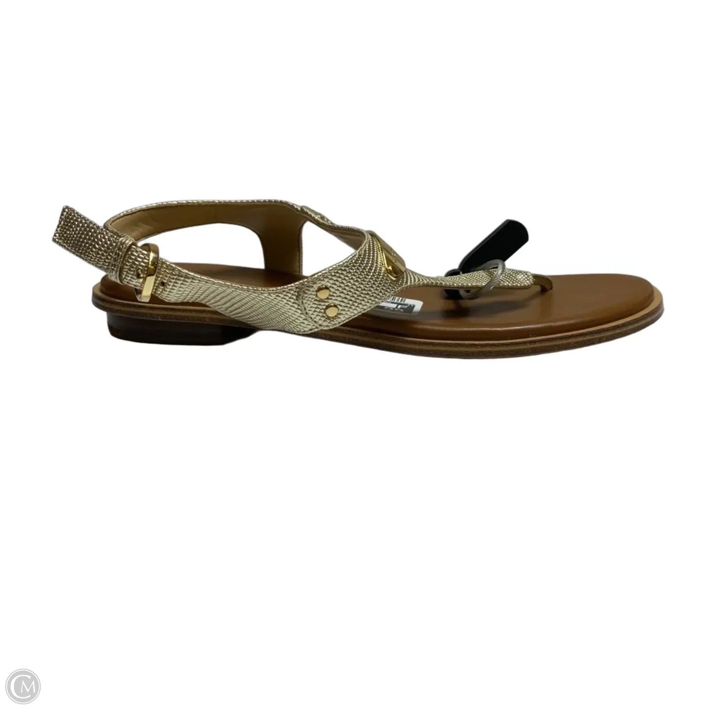 Sandals Flats By Michael By Michael Kors In Gold, Size: 8