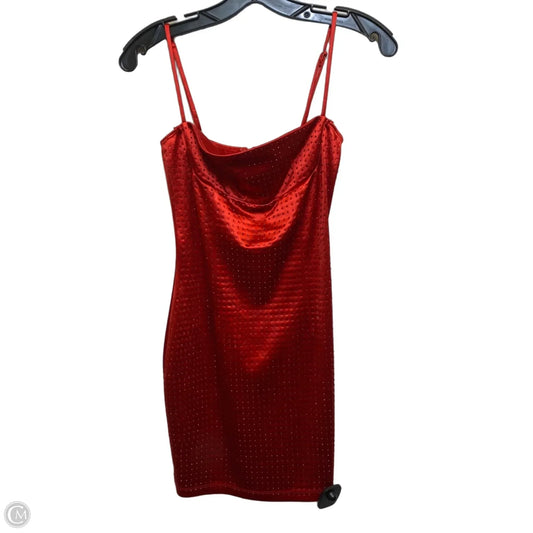 Dress Casual Short By Clothes Mentor In Red, Size: S