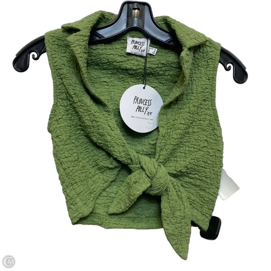 Top Sleeveless By Princess Polly In Green, Size: Xs