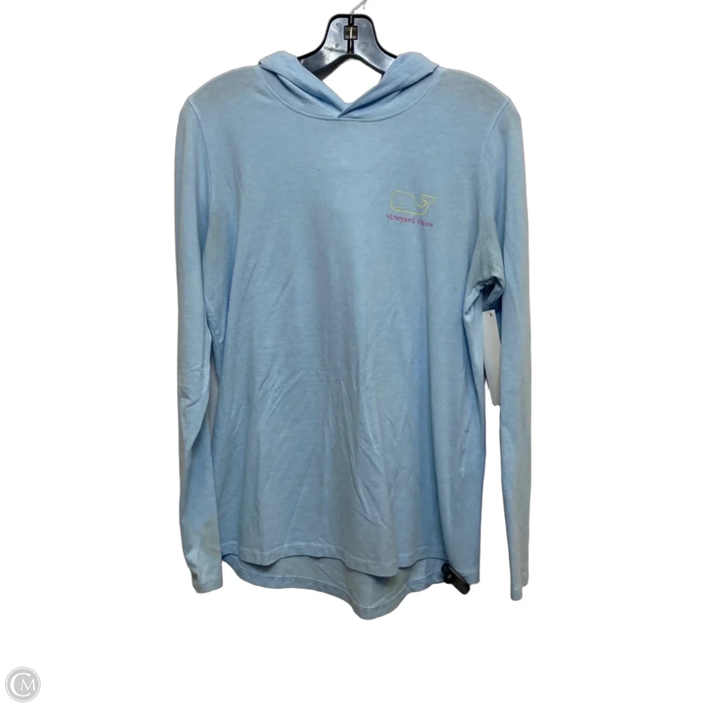 Top Long Sleeve Designer By Vineyard Vines In Blue, Size: S