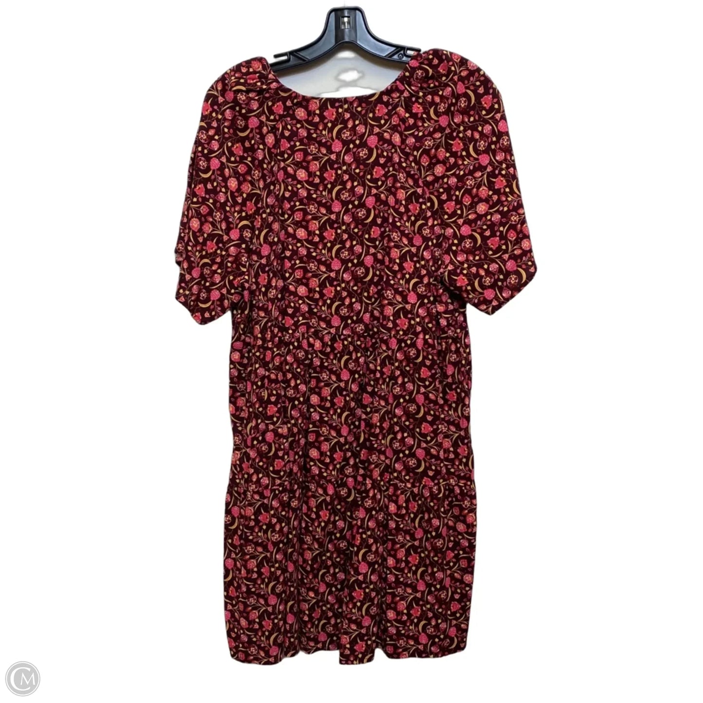 Dress Casual Short By Old Navy In Pink & Red, Size: L