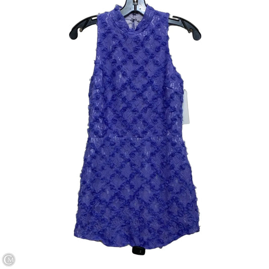 Dress Party Short By Amanda Uprichard In Purple, Size: S